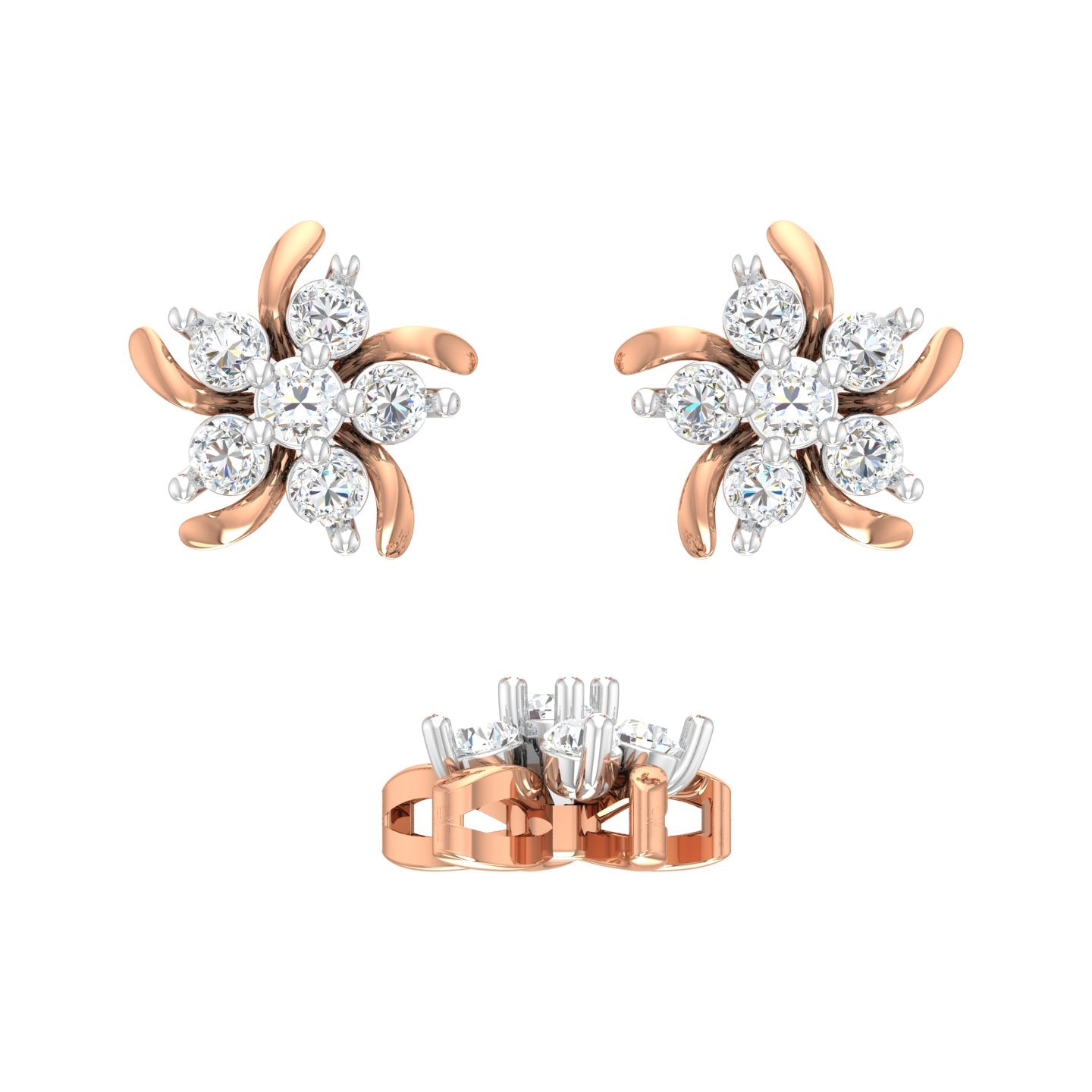 Graceful Diamond Earring