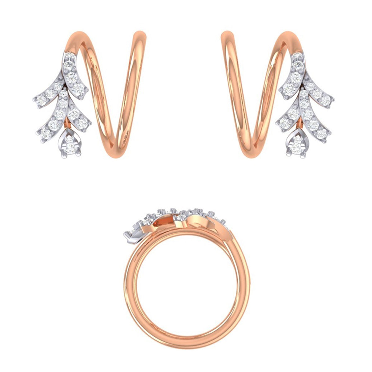 Sophisticated Diamond Earring