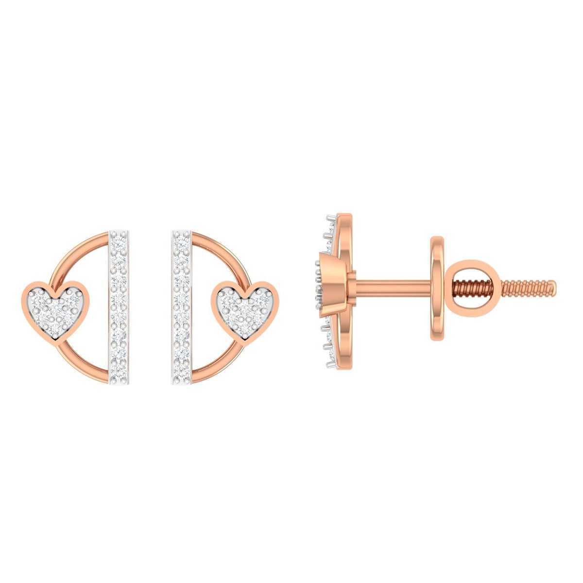 Gleaming Endless Diamond Earring