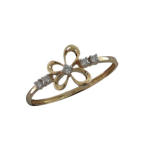 Gemstone Flower Ring