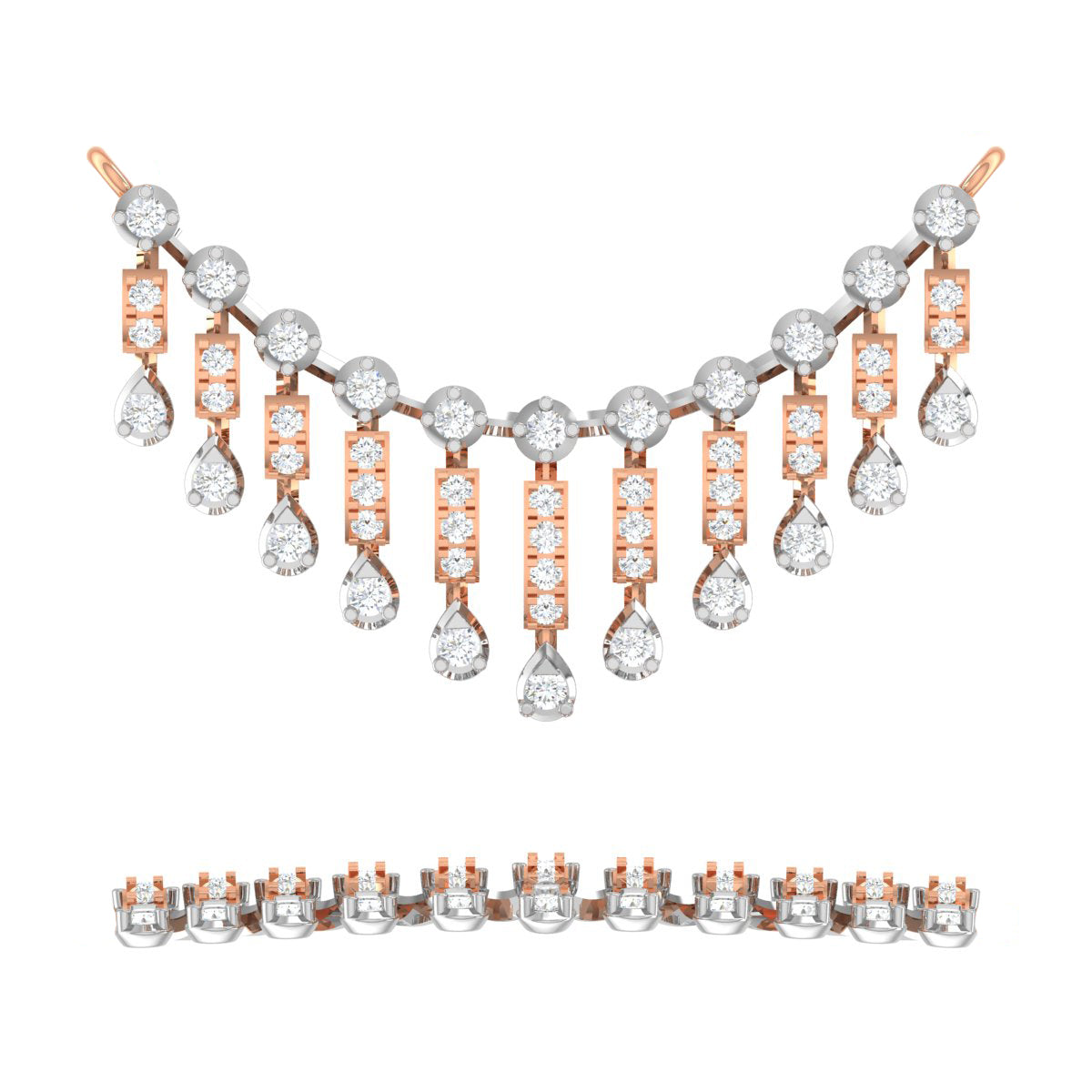 Signature Fluid Diamond Mangalsutra
