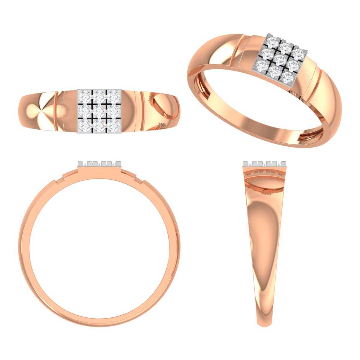 Glorious Stately Diamond Ring