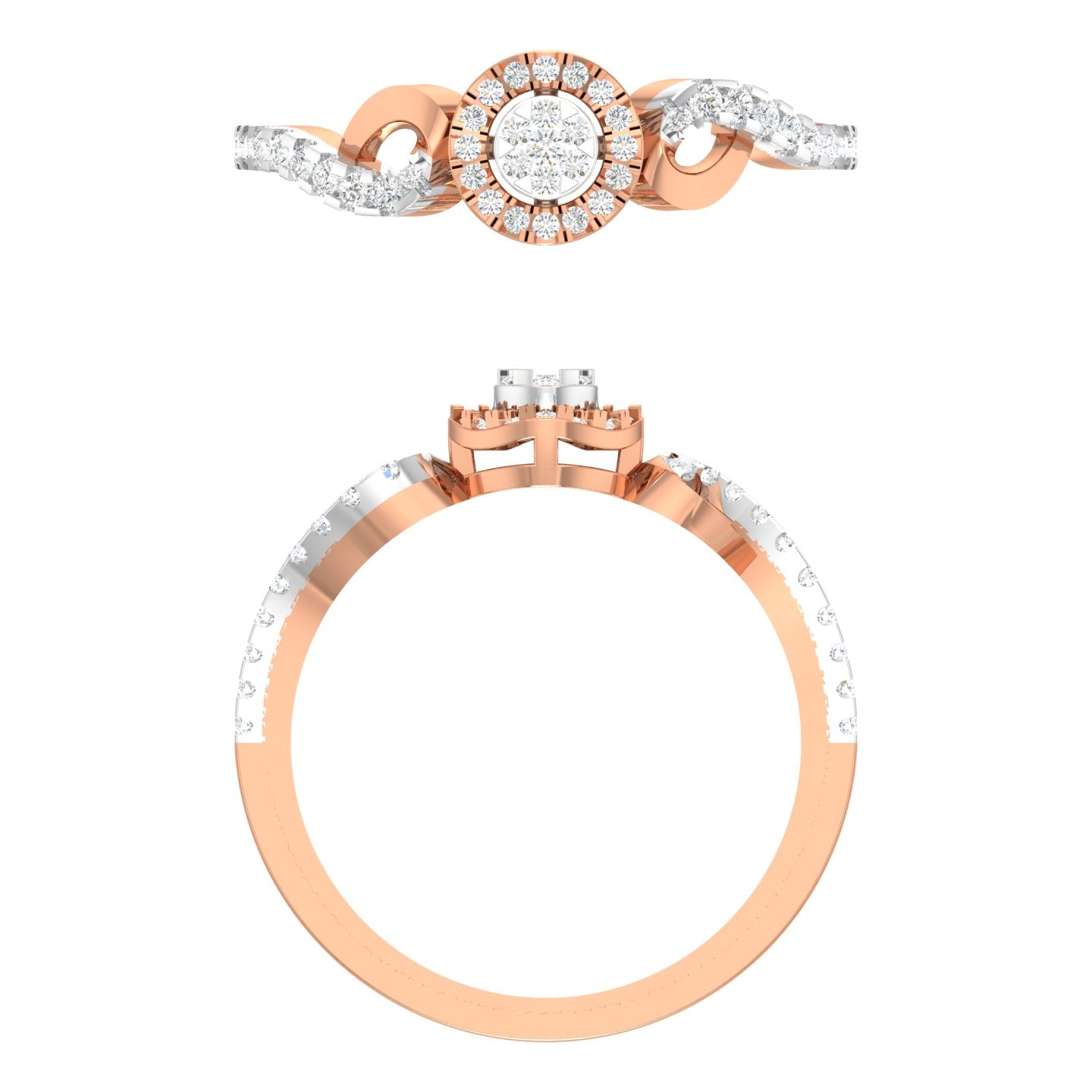 Grand Glittering Diamond Ring