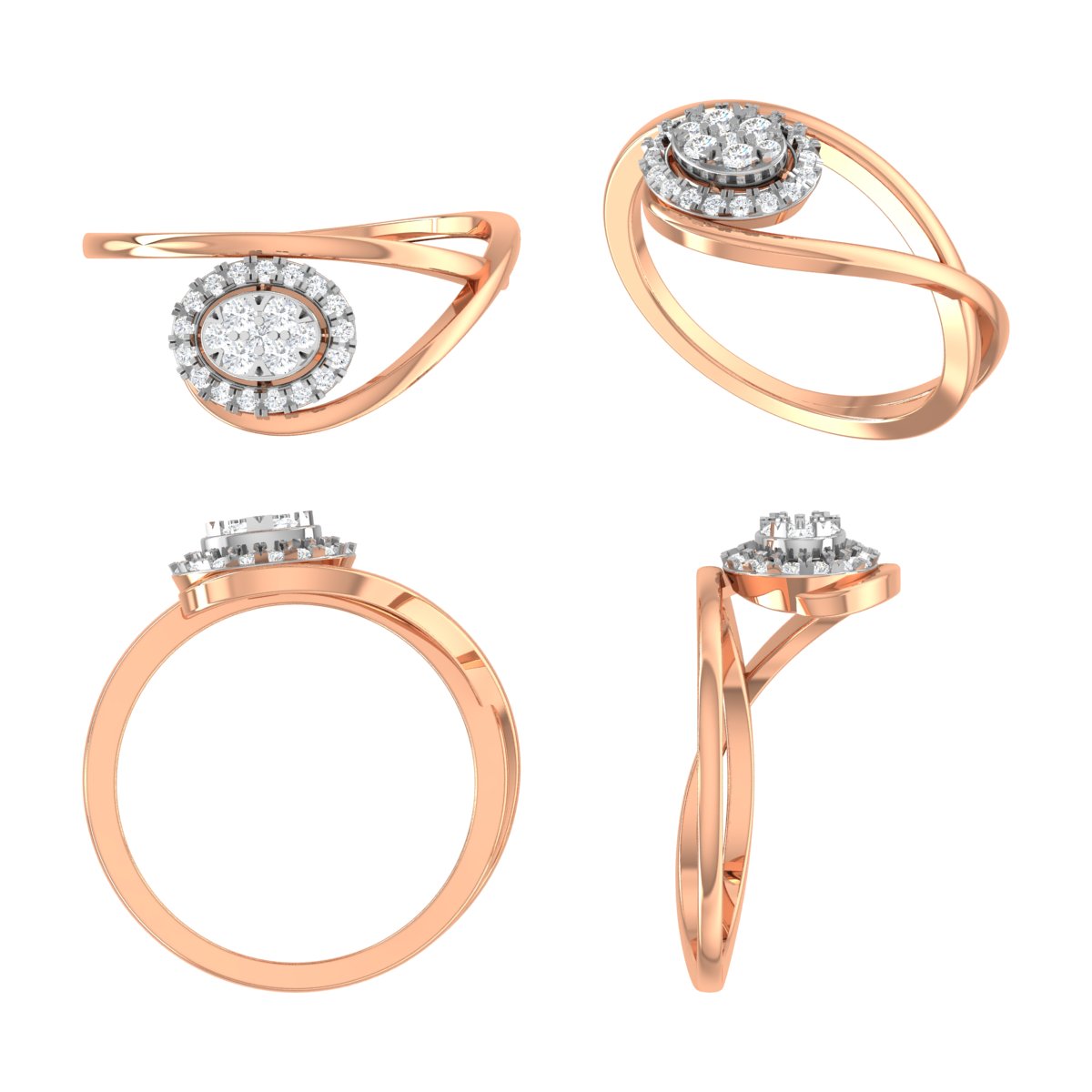 Luxurious Opulent Diamond Ring