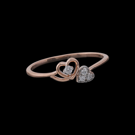 Eternal Bond Diamond Heart Ring
