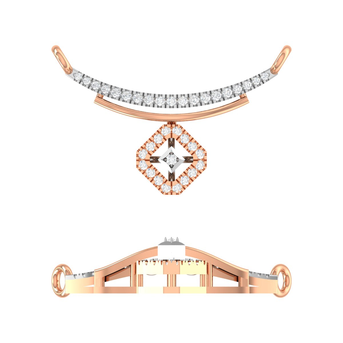 Stately Diamond Mangalsutra