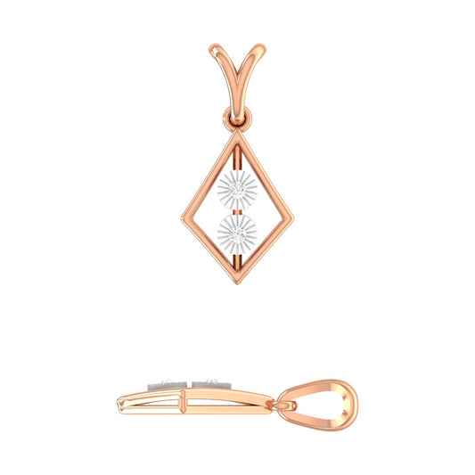Radiant Precious Diamond Pendant