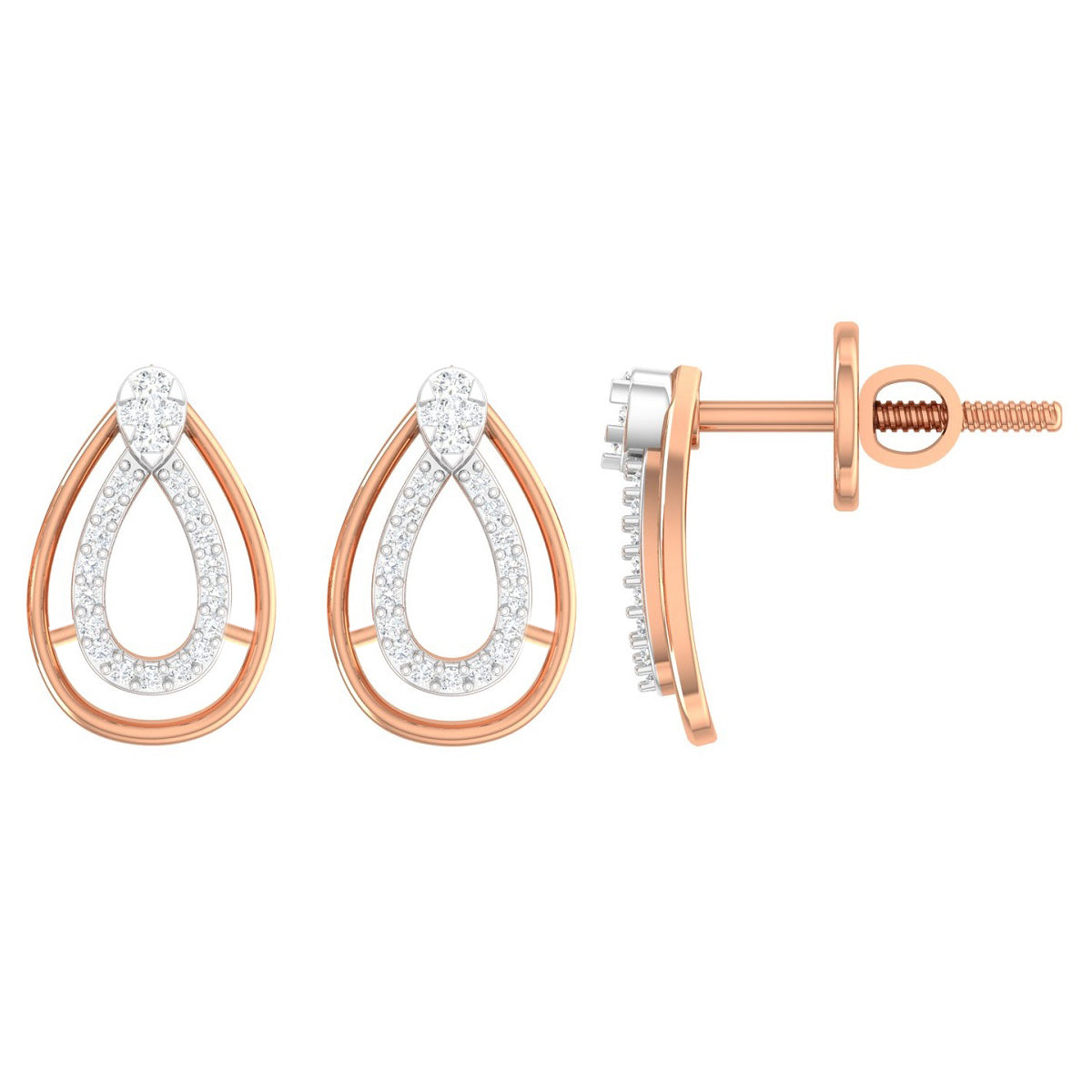 Delicate Pure Diamond Earring
