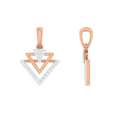 Linear Exquisite Diamond Pendant