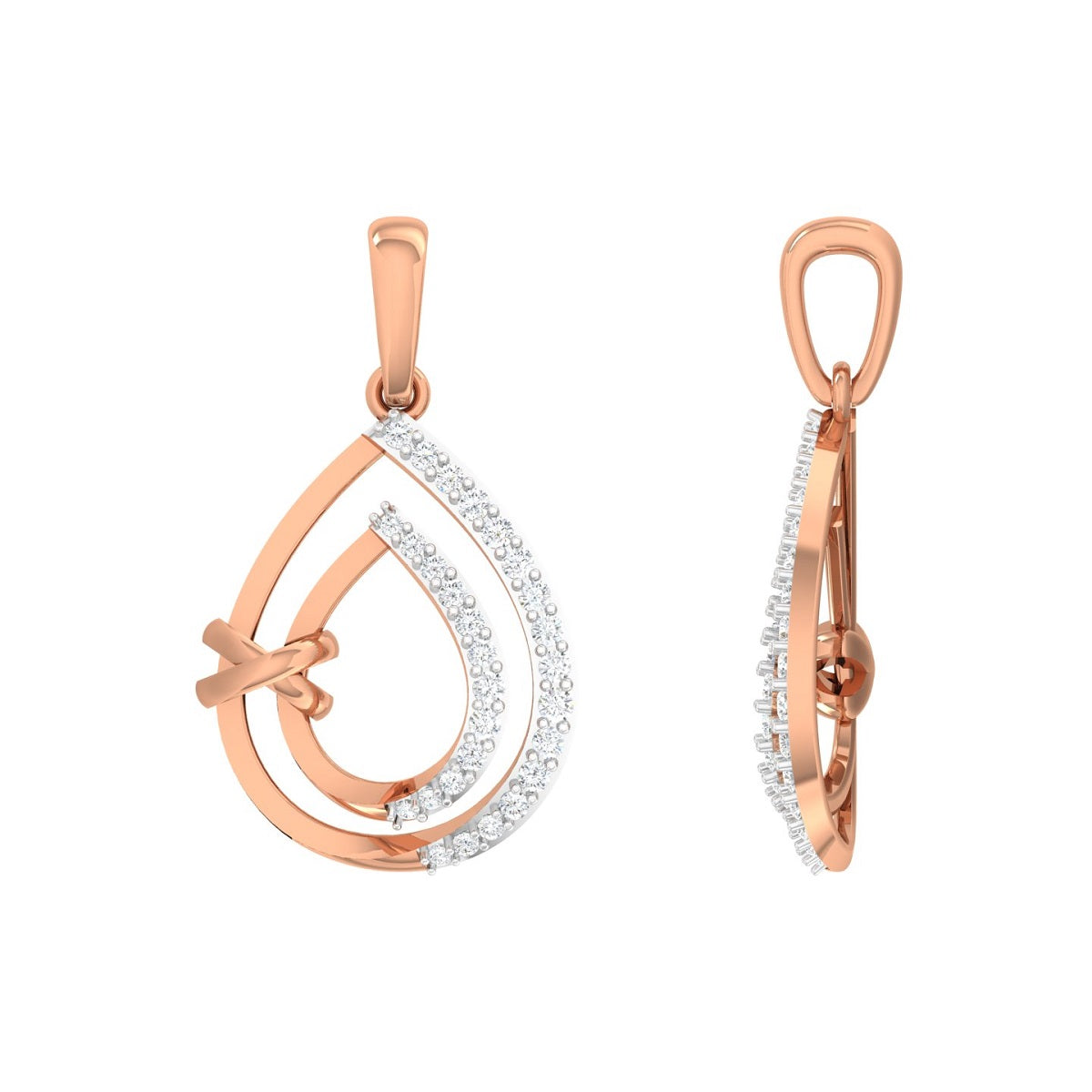 Sophisticated Imperial Diamond Pendant