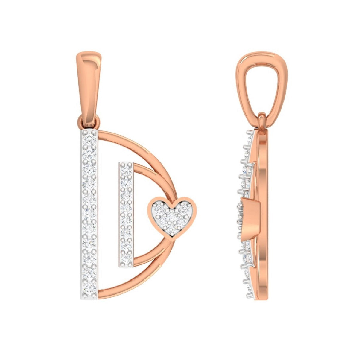 Ornate Elegant Diamond Pendant
