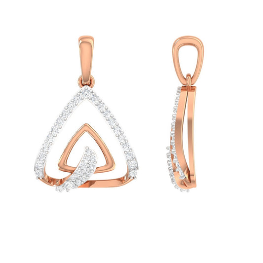 Graceful Modern Diamond Pendant