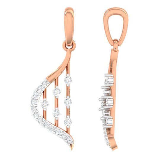 Charming Delicate Diamond Pendant