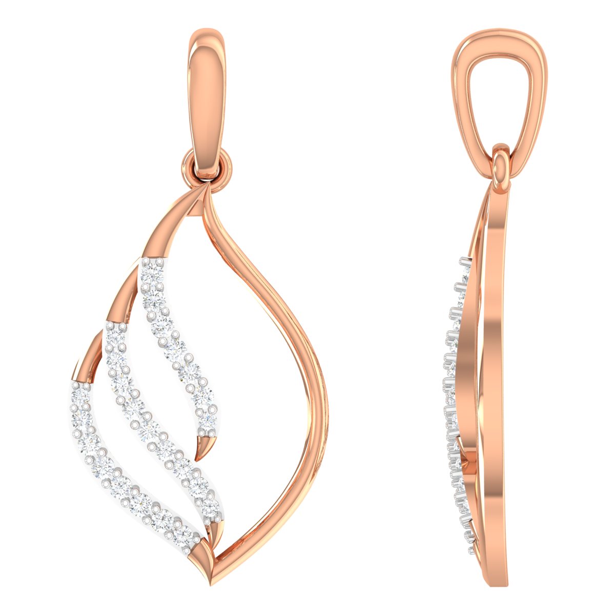Dynamic Diamond Pendant