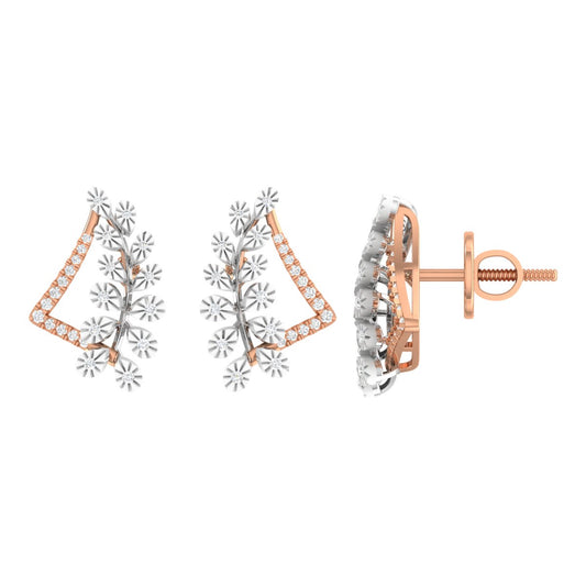 Grandeur Ornate Diamond Earring