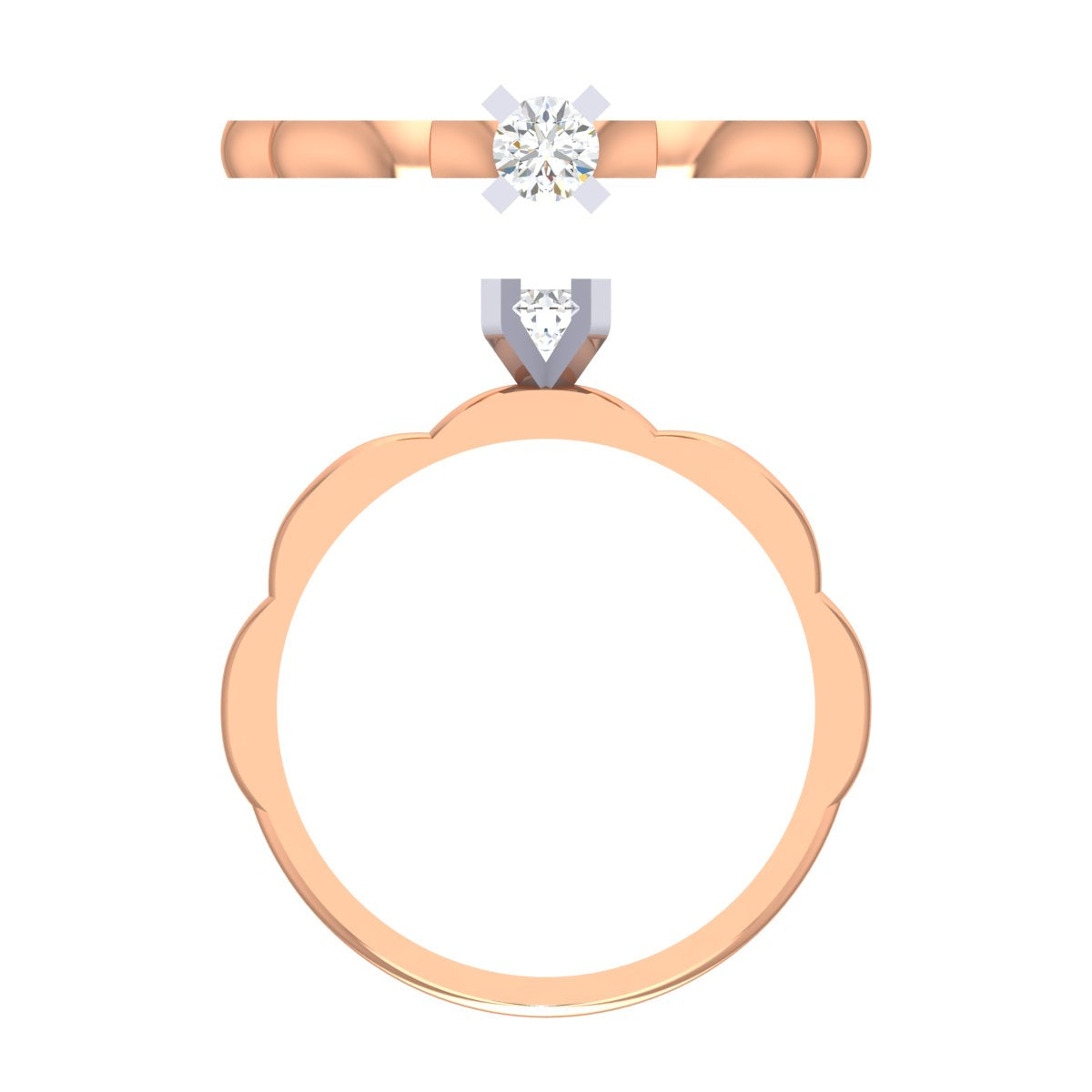 Shimmering Illustrious Diamond Ring