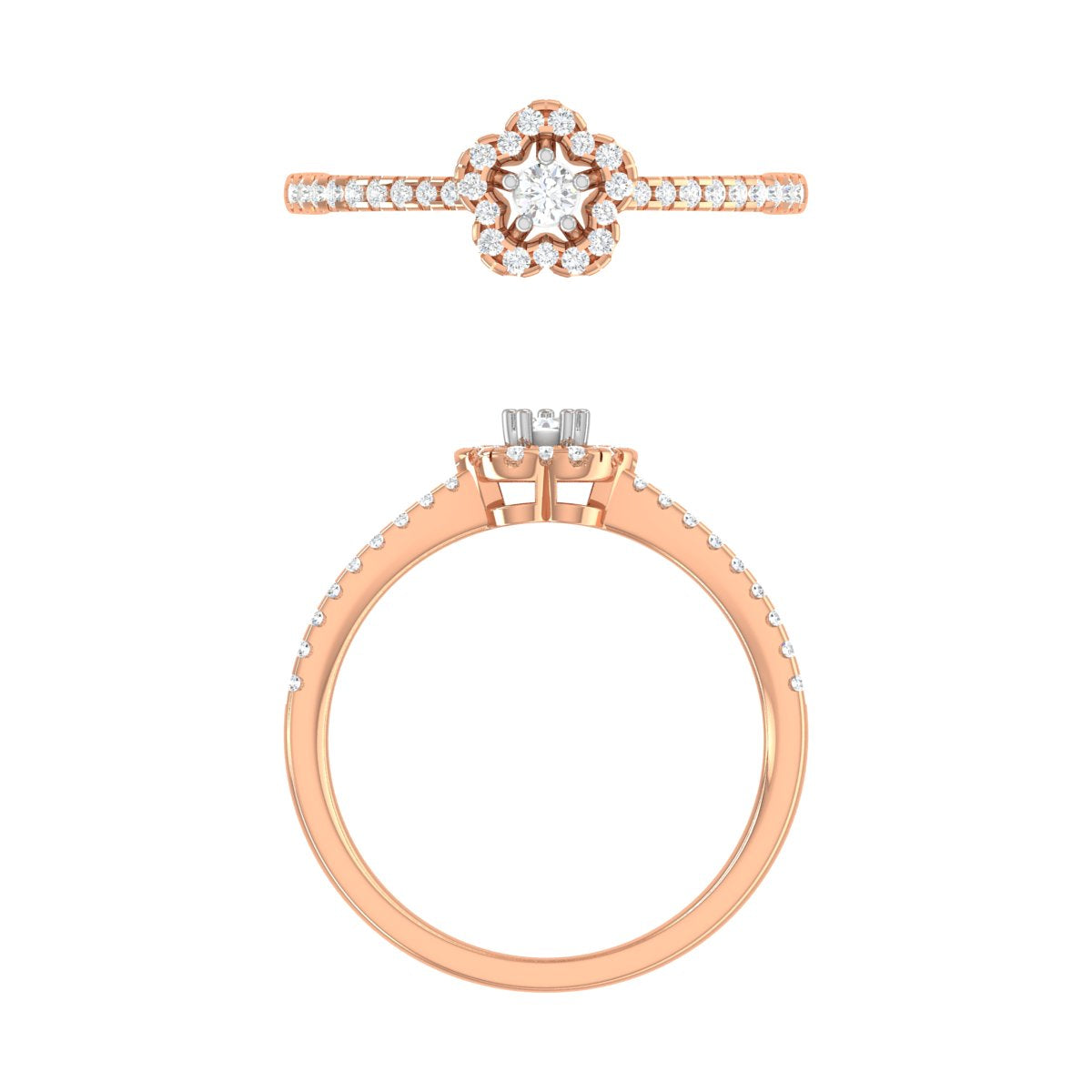 Gleaming Diamond Ring