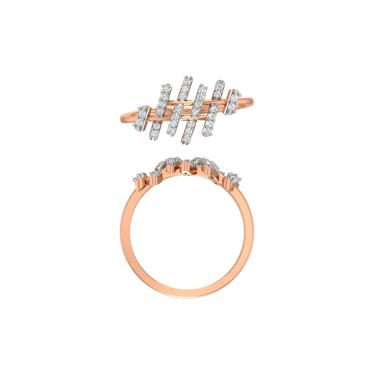 Sterling Diamond Ring