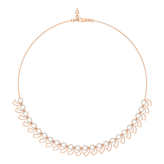 Sterling Tranquil Diamond Necklace