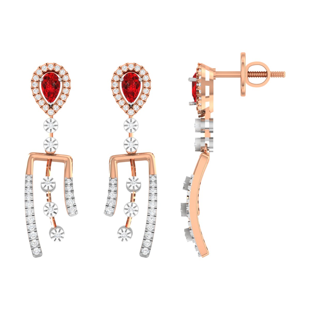 Glorious Stately Diamond Earring