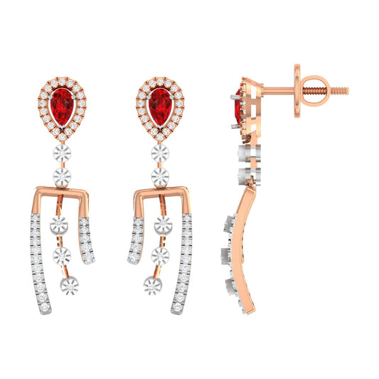 Glorious Stately Diamond Earring