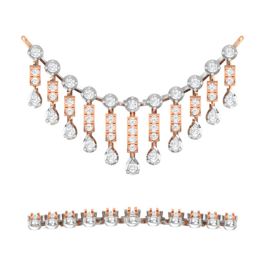 Signature Fluid Diamond Mangalsutra